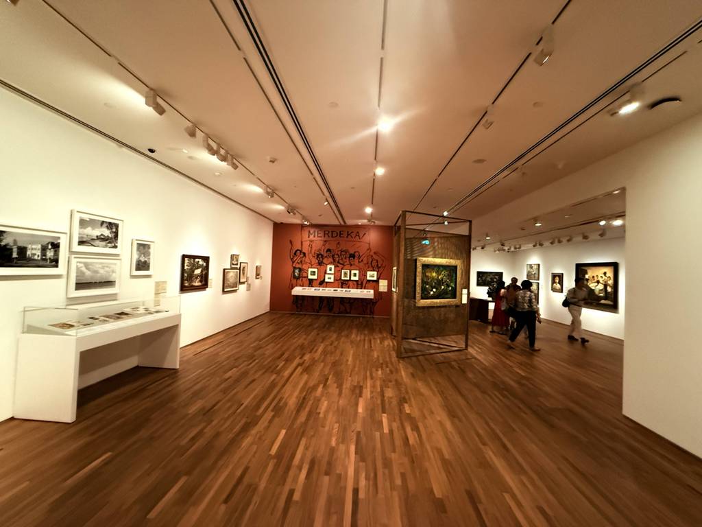 Installation view. Singapore Stories: Pathways and Detours in Art. Photo: Connected to India