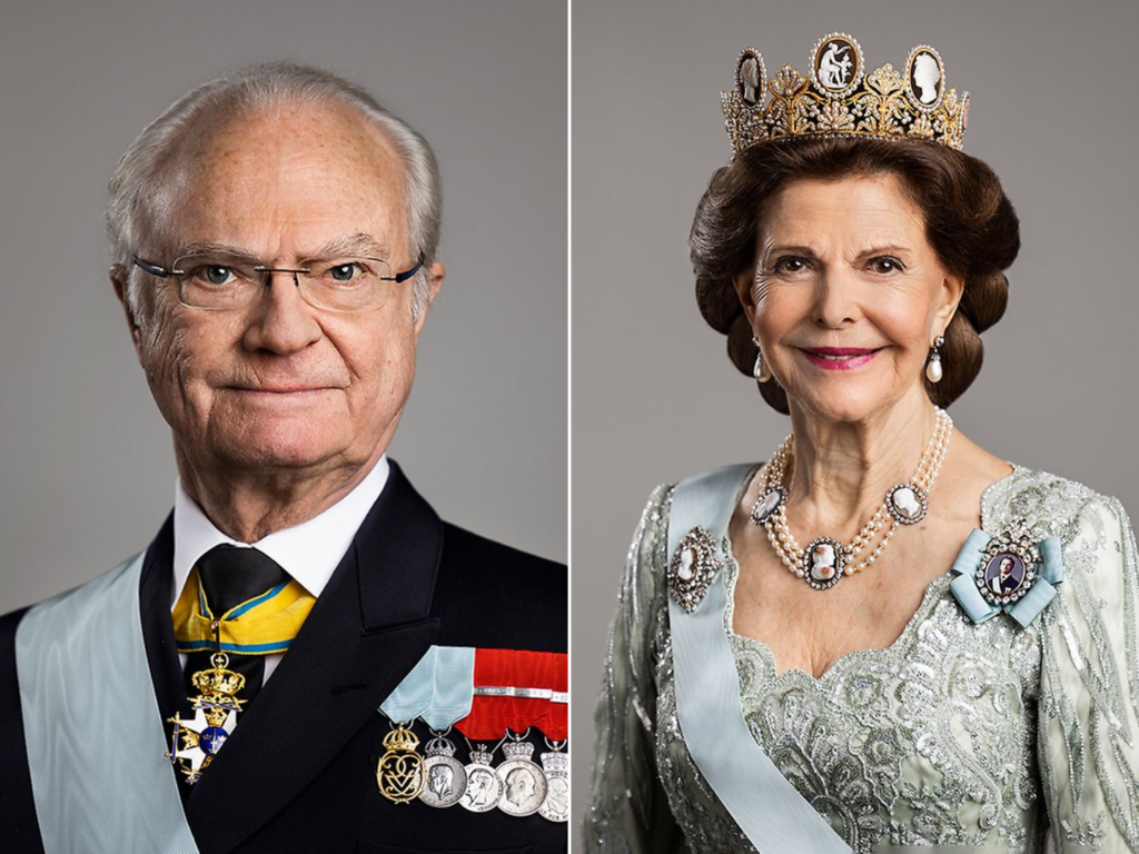 King Carl XVI Gustaf and Queen Silvia of Sweden