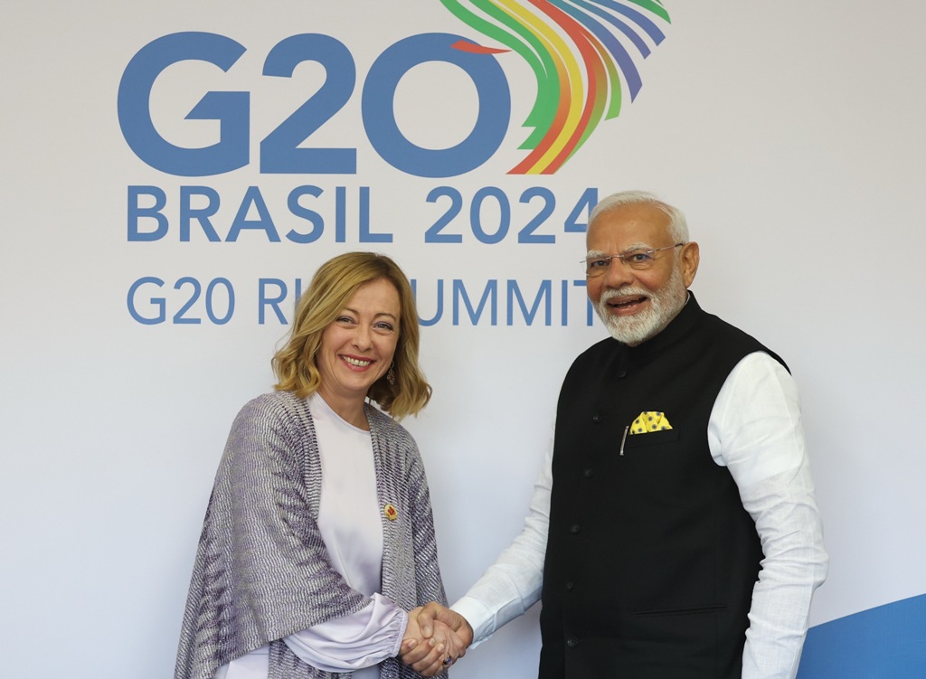 It was the fifth meeting between the two prime ministers in the last two years. Modi and Meloni had last met in June in Italy's Puglia on the occasion of the G7 summit. Photo courtesy: x.com/narendramodi