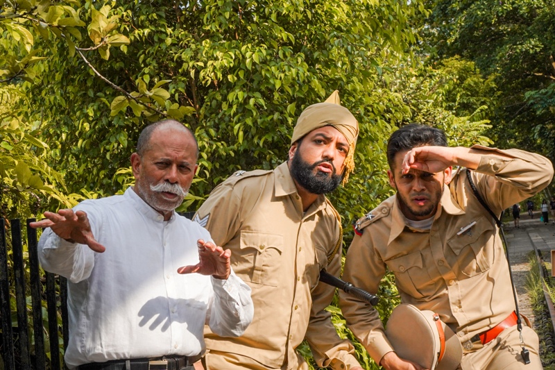 Cast members of Train to Pakistan