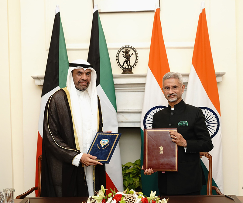 Kuwait Foreign Minister Abdullah Ali Al Yahya meets Indian counterpart Jaishankar, reviews entire spectrum of bilateral relationship 
