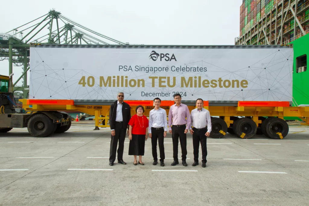 PSA Singapore celebrating the milestone. Photo courtesy: www.singaporepsa.com