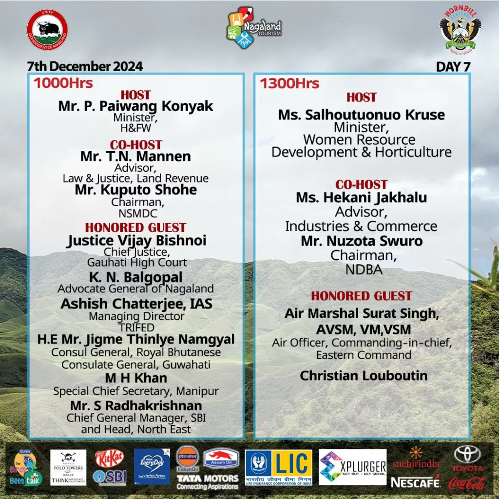 The official notification from Nagaland Tourism that confirmed Louboutin's participation. Photo courtesy: www.facebook.com/tourismdeptgon