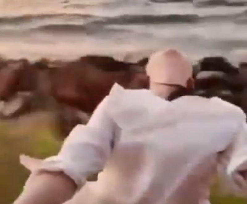Chinese tourist falls off train while posing for social media post, miraculously survives 