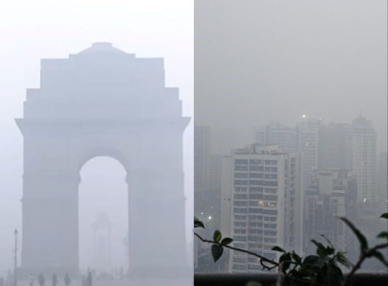 Smog envelopes Delhi, Mumbai as air quality worsens amid cold wave condition