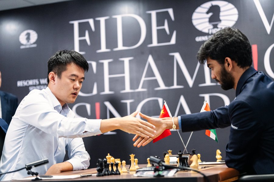 World Chess Championship: Ding Liren, D Gukesh heading to thrilling 13th game after Chinese champion bounces back to level match 6-6