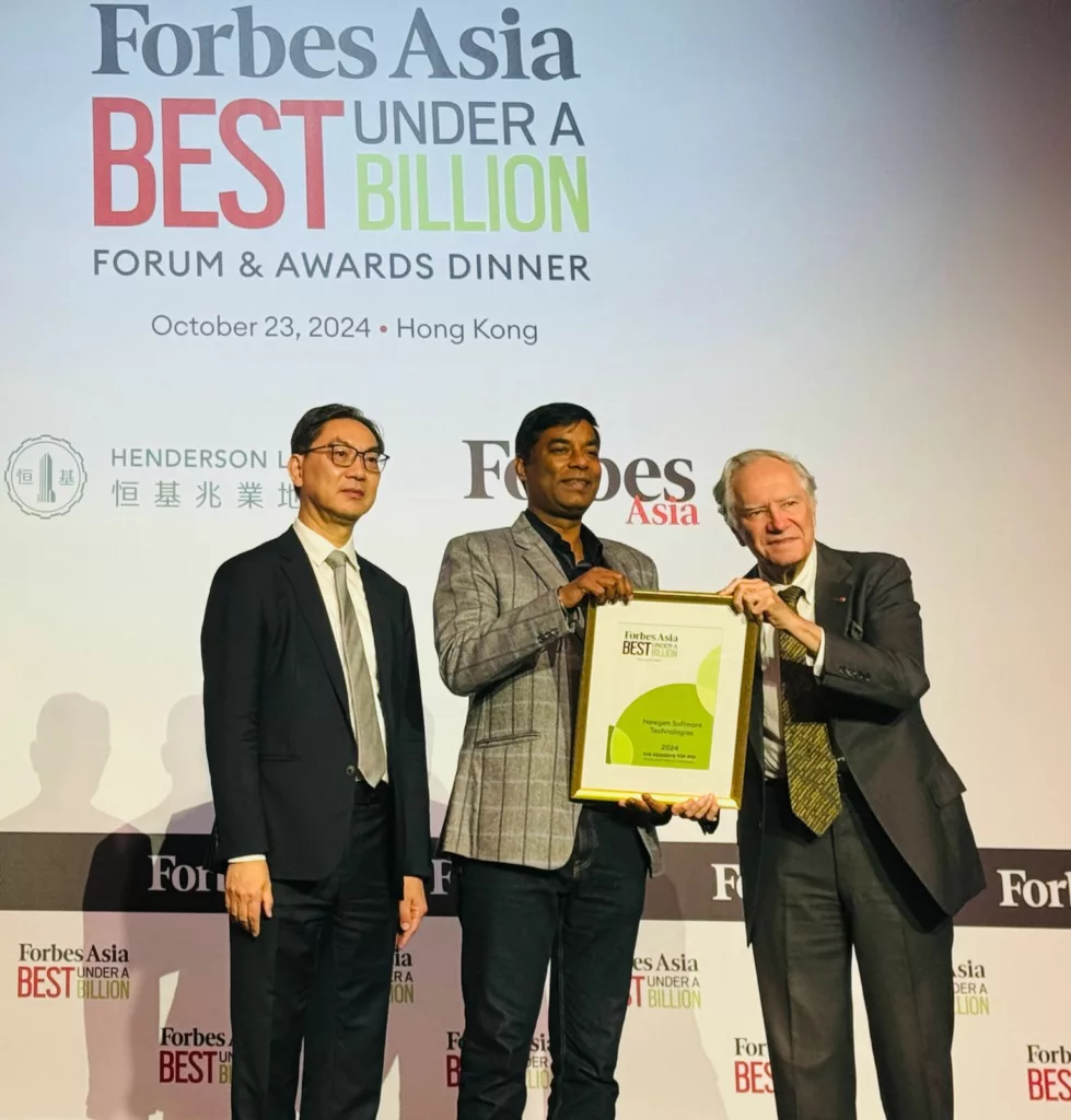 Newgen was placed in Forbes' 'Asia's 200 Best Under A Billion' list. Photo courtesy: Newgen