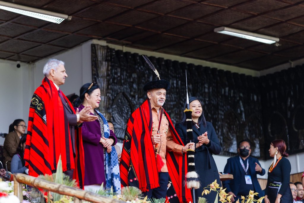Iconic designer Christian Louboutin visits India, takes part in Nagaland’s Hornbill Festival