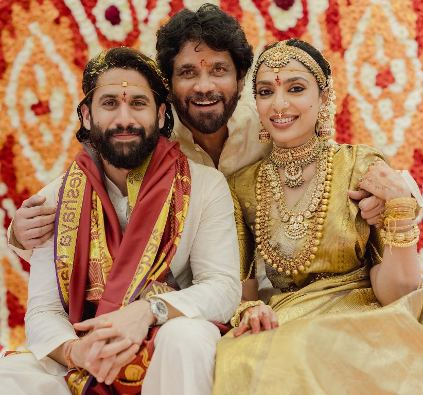 Actors Naga Chaitanya, Sobhita Dhulipala get married
