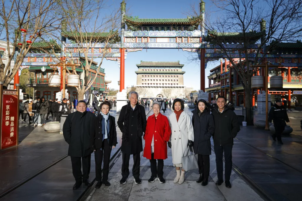 Lee Hsien Loong in China