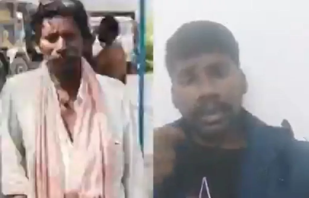 The alleged molester (left), and the father (right) of the victim. Photo courtesy: Screengrab from X