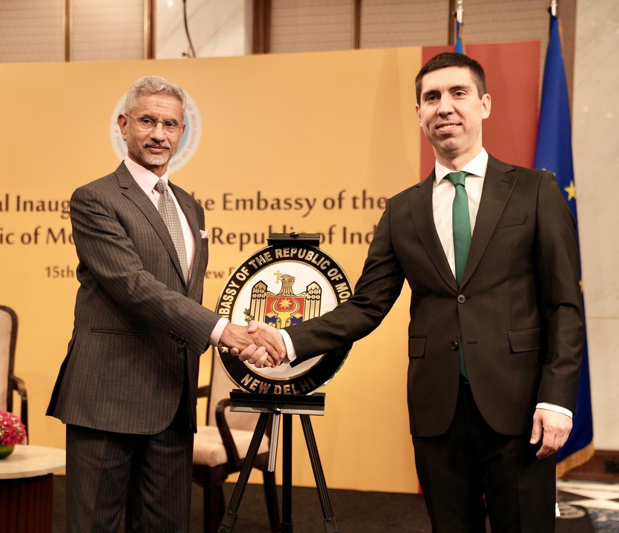 S Jaishankar, Deputy PM Mihail Popsoi inaugurate Moldovan Embassy in New Delhi 