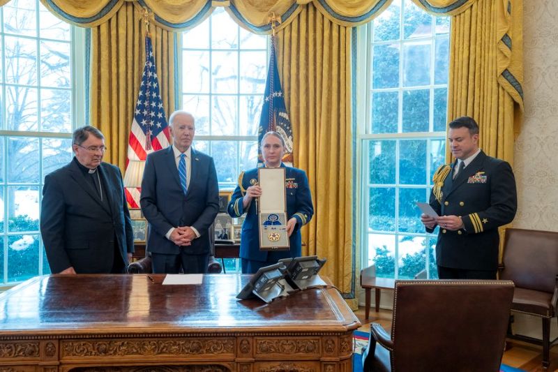 Joe Biden says he felt ‘honoured’ after bestowing Presidential Medal of Freedom with Distinction on Pope Francis