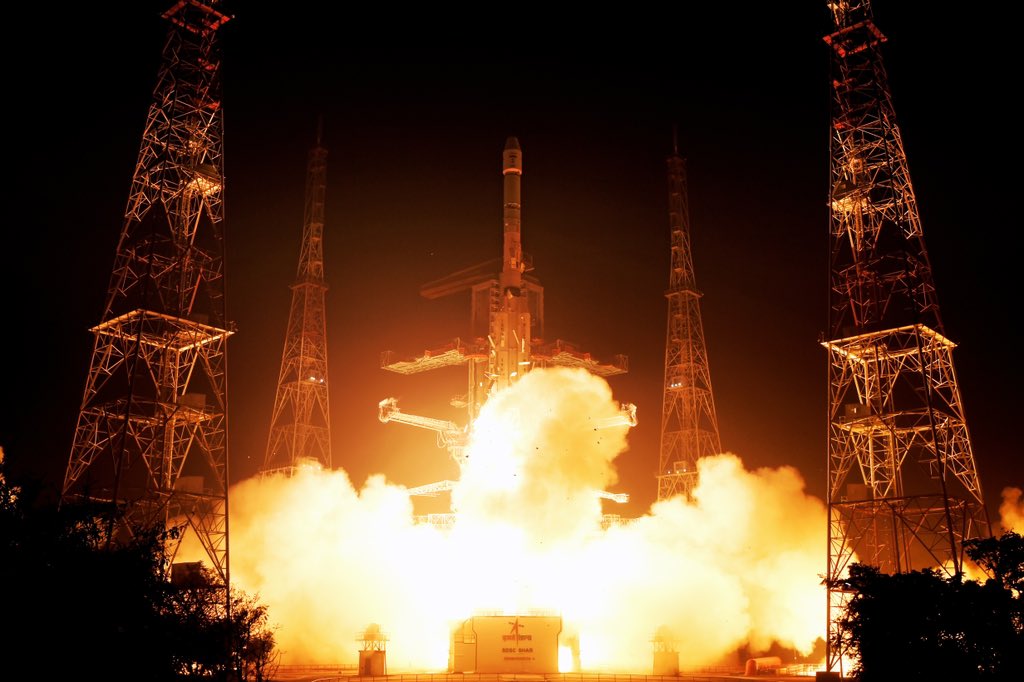 ISRO's 100th launch. Photo courtesy: x.com/isro