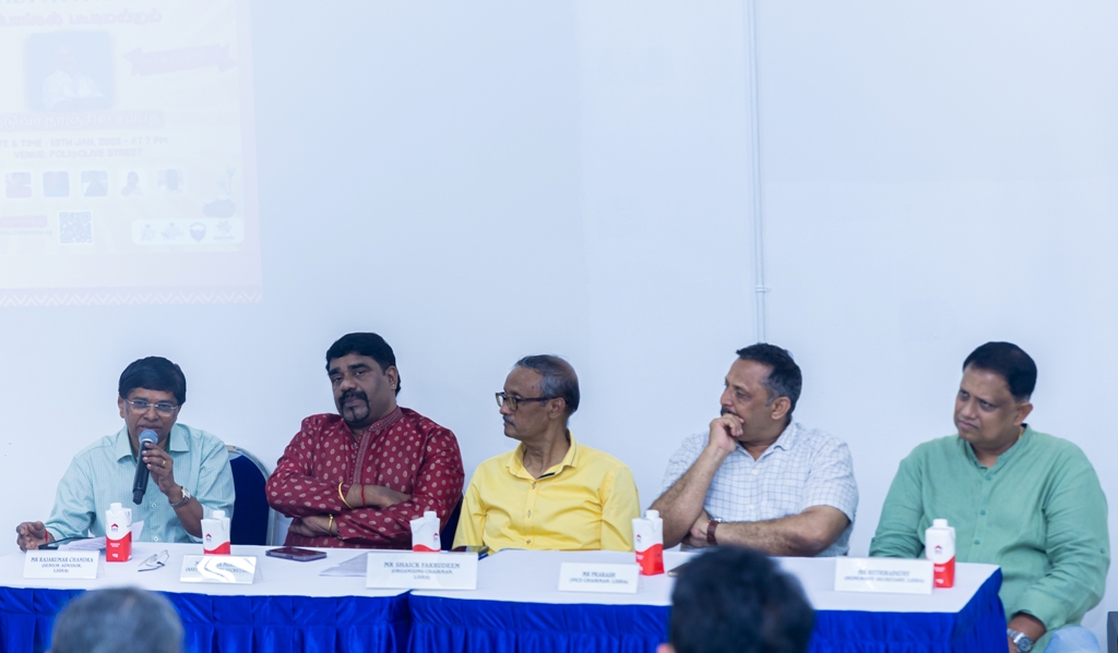 Top LISHA leaders at the Pongal announcement event. Photo courtesy: LISHA