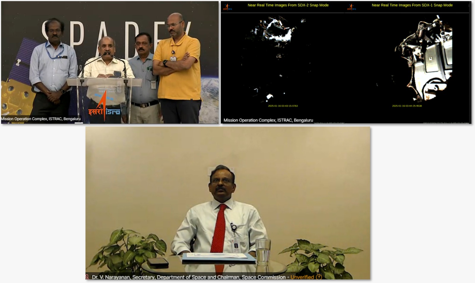 ISRO joins elite group after successfully docking satellites as part of SpaDeX Mission