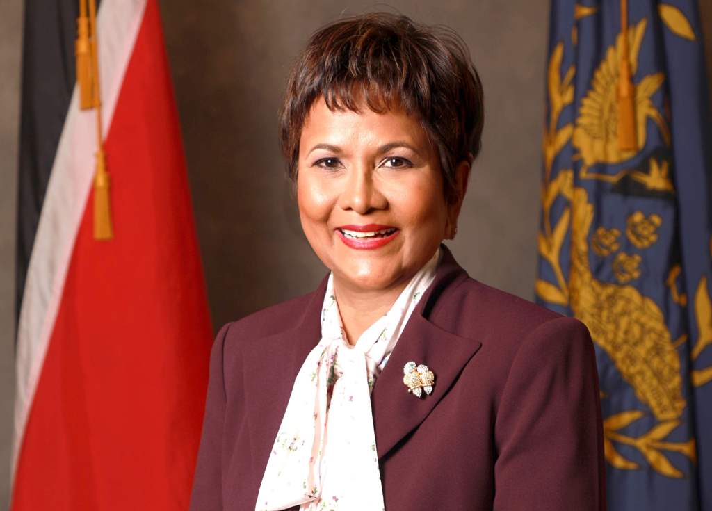 Trinidad and Tobago's President Christine Carla Kangaloo. Photo courtesy: otp.tt