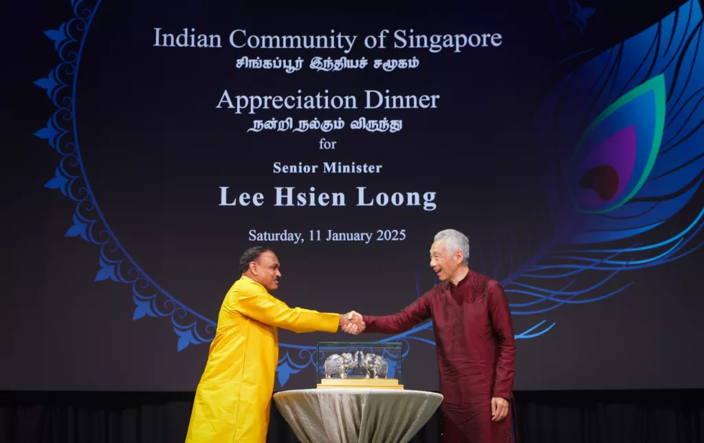Singapore SM Lee Hsien Loong at the Indian Community Appreciation Dinner