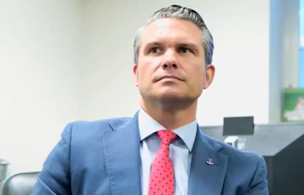Pete Hegseth. Photo courtesy: Screengrab from X