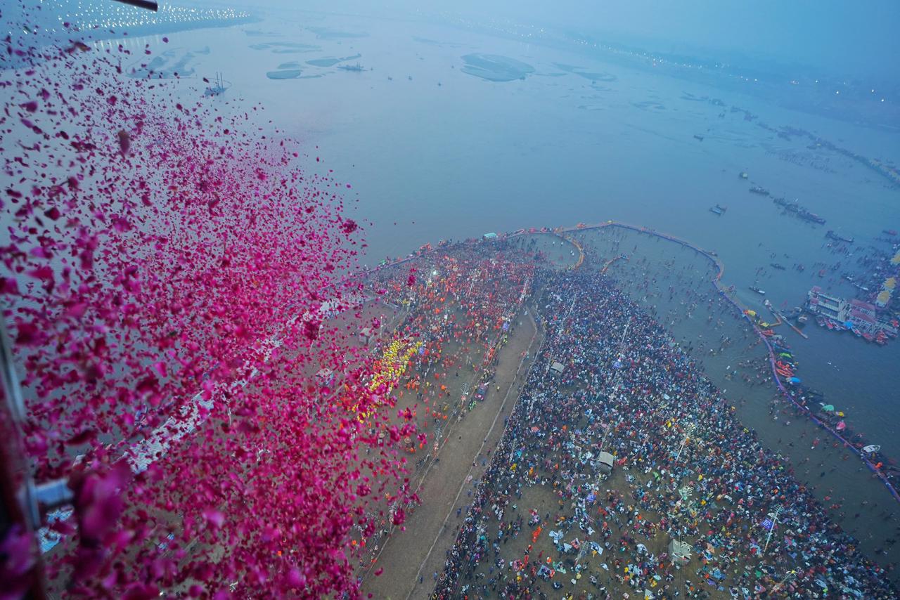 Maha Kumbh in Prayagraj: Millions of pilgrims take holy dip in sacred Triveni Sangam on Basant Panchami