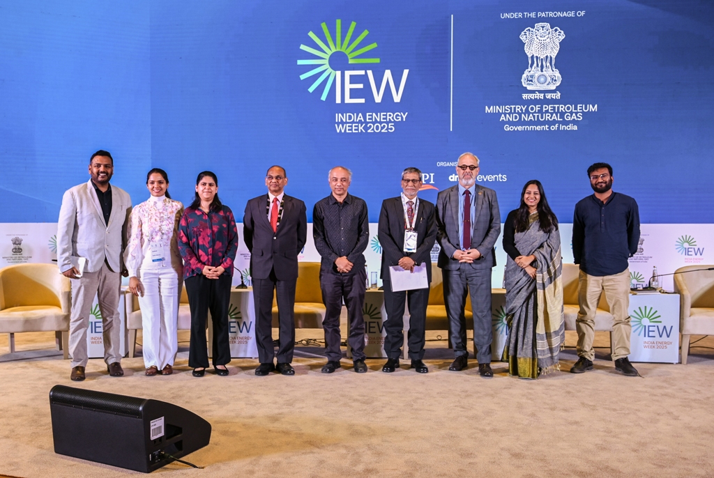 Speakers who took part in the session Solar-Based Farm Mechanisation for Transforming Agriculture Across the Global South. Photo courtesy: India Energy Week