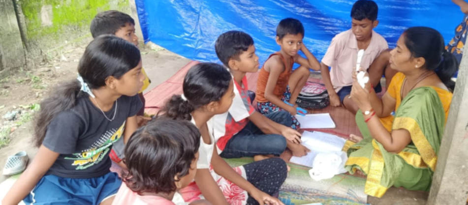Literacy project in North Bengal by RYTHM Foundation