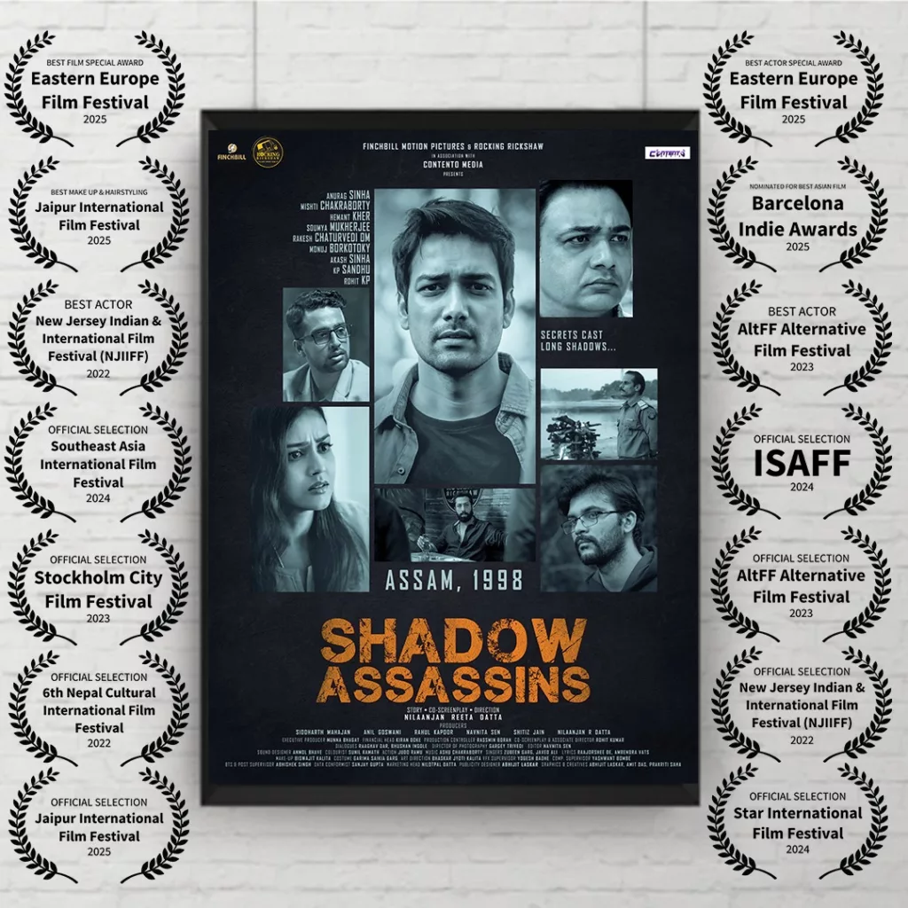 Shadow Assassins poster and film festivals