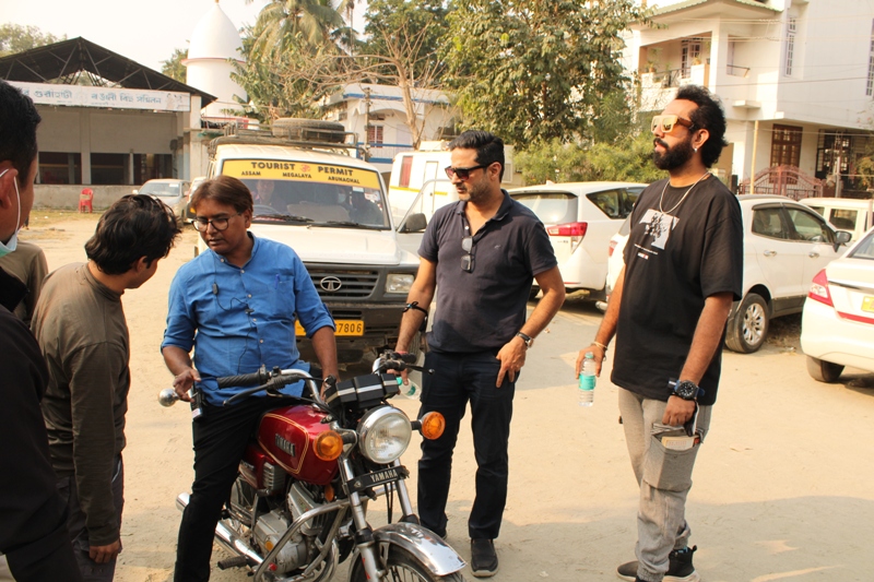 Nilaanjan Datta during the shoot of Shadow Assassins