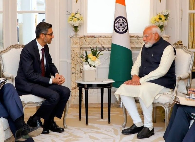 Paris AI Summit: Sundar Pichai discusses ways Google can work closely with India for digital transformation