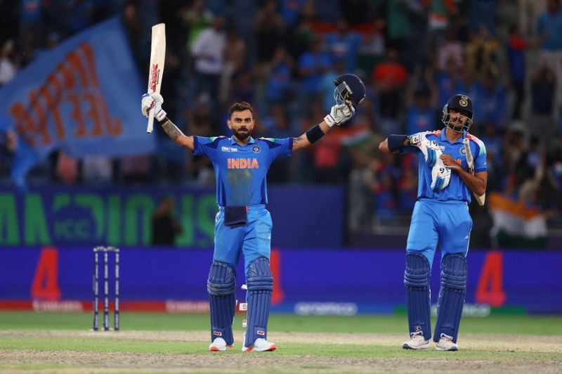 King Virat Kohli hits unbeaten 100 to lead India to victory over Pakistan in Champions Trophy clash