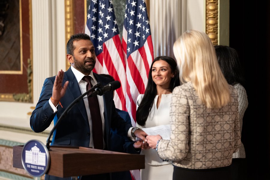 Kash Patel takes oath on Bhagavad Gita as new FBI chief