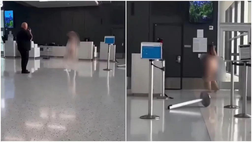 The woman had a meltdown after missing her daily medication. Photo courtesy: Free Press Journal