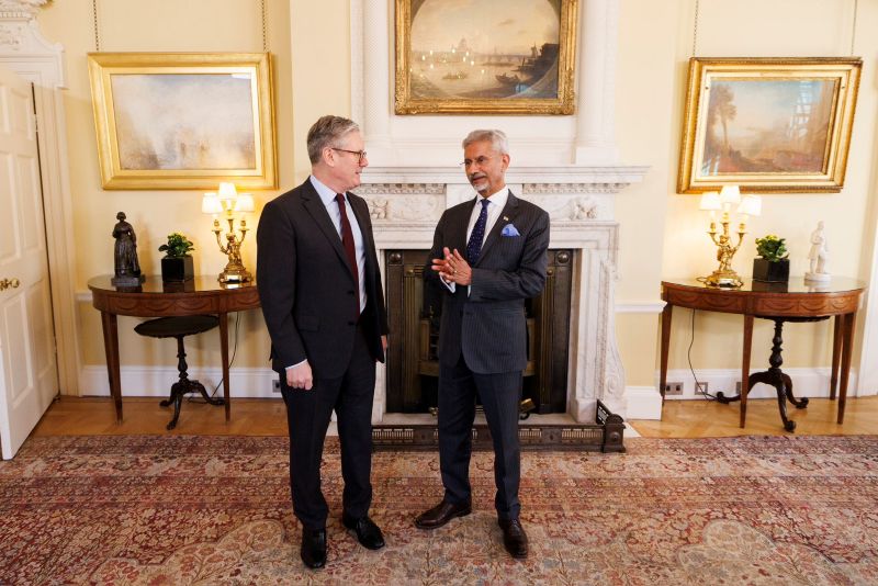External Affairs Minister S Jaishankar discusses Ukraine issue with UK PM Keir Starmer 