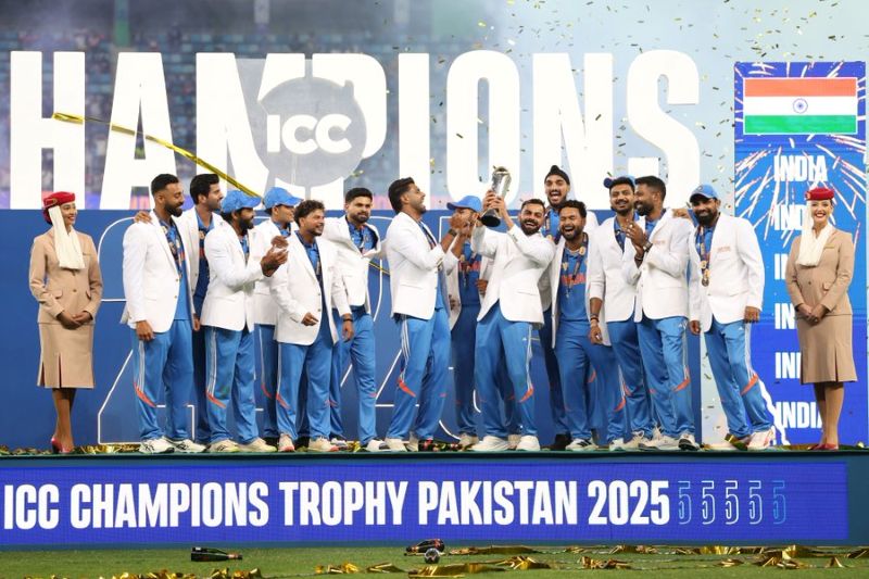 Rohit Sharma’s India beat New Zealand to lift Champions Trophy