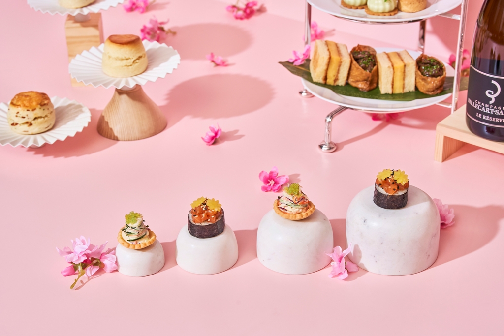 Exquisite savouries and finger sandwich. Photo courtesy: Raffles Hotel Singapore
