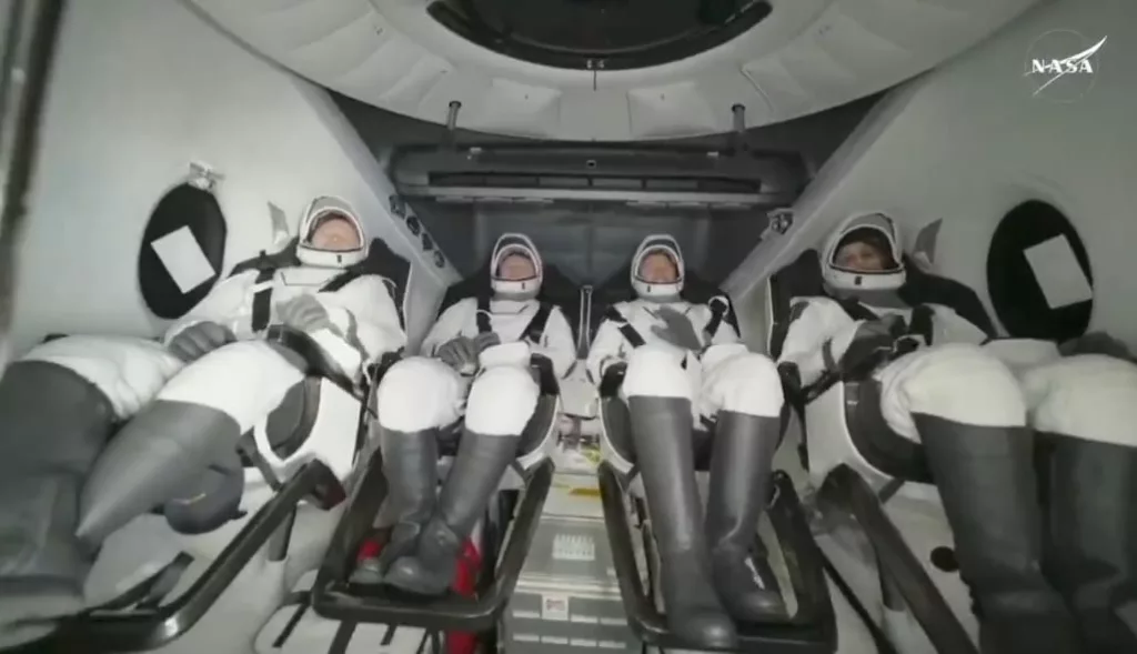 Four astronauts, including Sunita Williams
