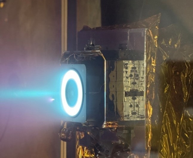 The new thruster will aid in replacing chemical propulsion system in future satellites. Photo courtesy: x.com/airnewsalerts