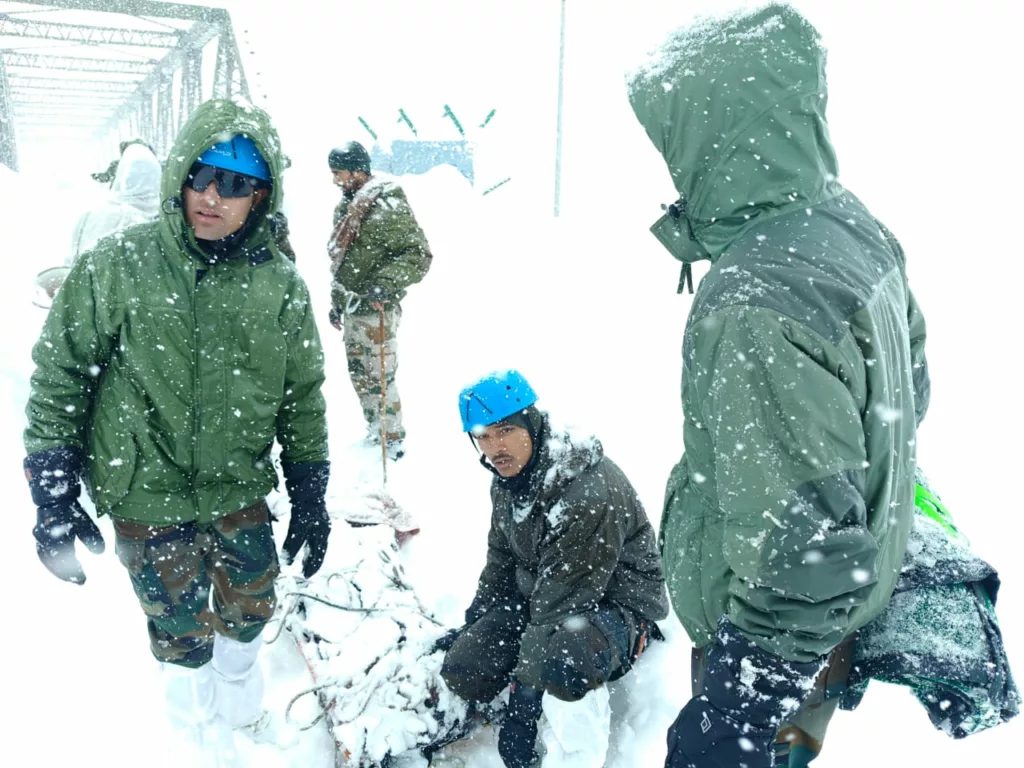 Indian Army’s IBEX Brigade in action after the Uttarakhand avalanche