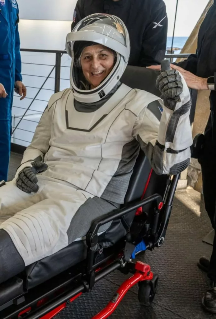 Indian-origin NASA astronaut Sunita Williams after returning to Earth