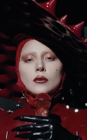 Lady Gaga in her Abracadabra music video