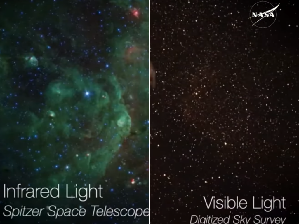 NASA space telescope sky scan