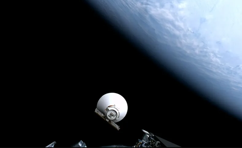 NASA’s SPHEREx observatory separates from a SpaceX Falcon 9 second stage