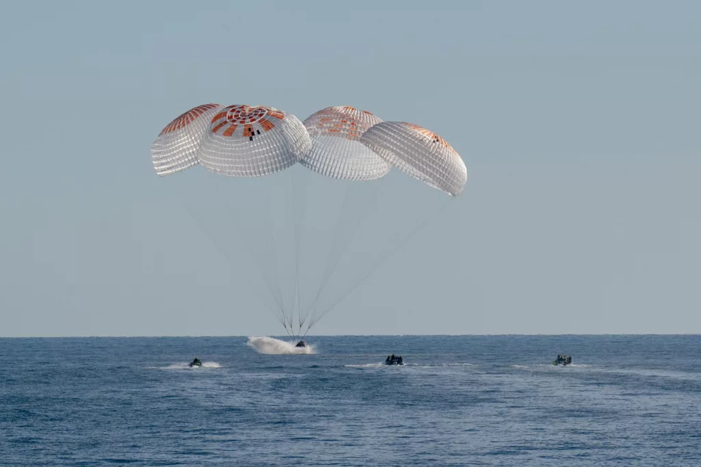 Sunita Williams rescue capsule splashdown
