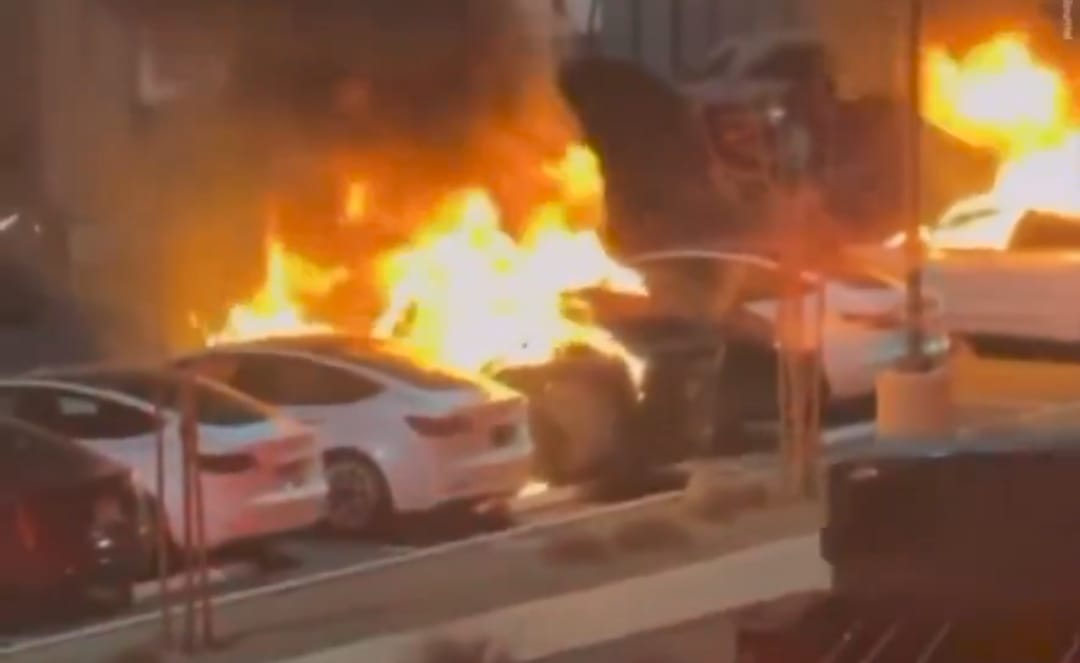 Tesla cars set on fire, showrooms hit by Molotov cocktails and bullets; Elon Musk slams “evil attacks”