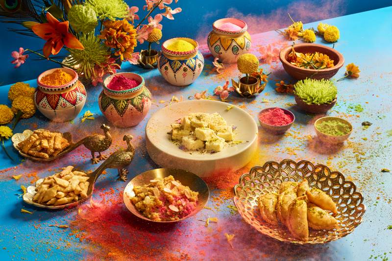 Tiffin Room Holi menu dessert items