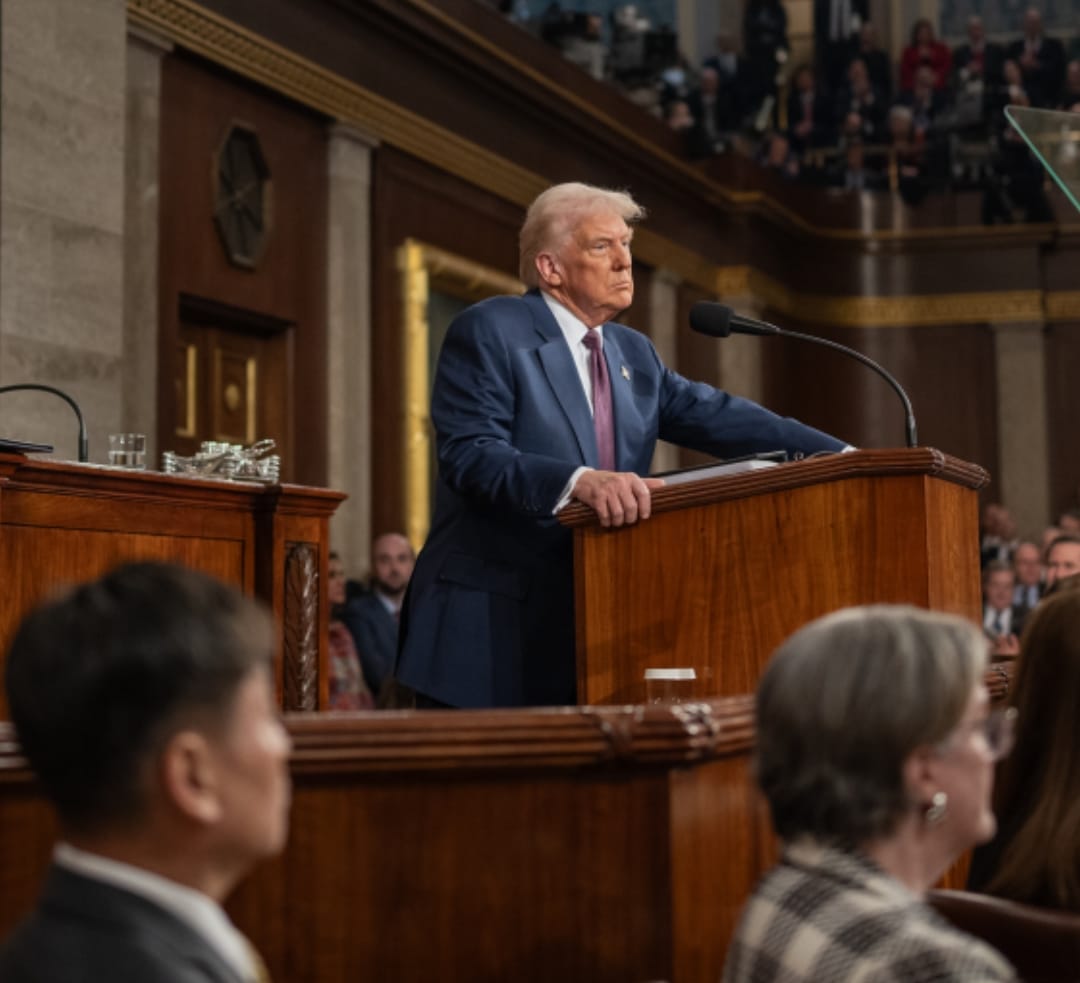Donald Trump says “India charges us auto tariffs higher than 100%”; announces tit-for-tat US tariffs globally from April 2
