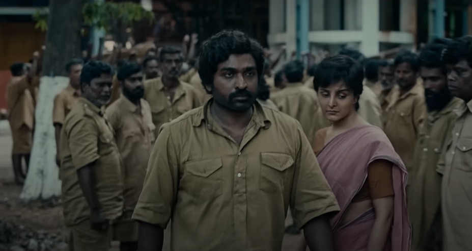 Vijay Sethupathi from a scene in Viduthalai: Part 2. Photo courtesy: Screengrab from YouTube