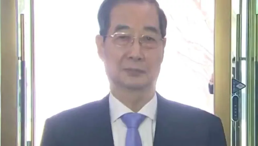 Han Duck-soo. Photo courtesy: Screengrab from X