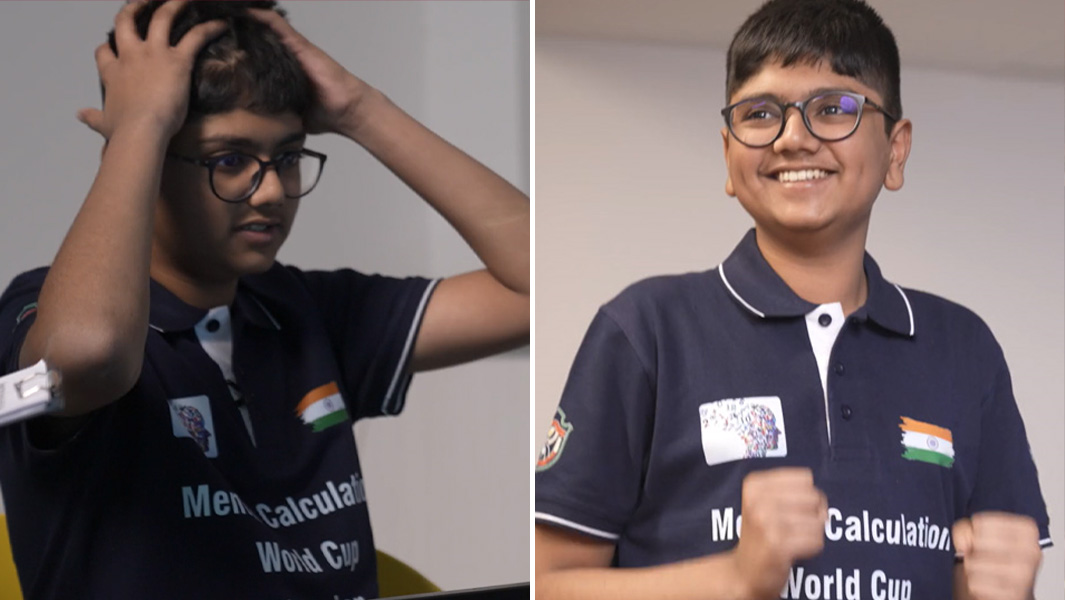 Aaryan Shukla: India’s ‘human calculator’ adds six mental maths records in a single day