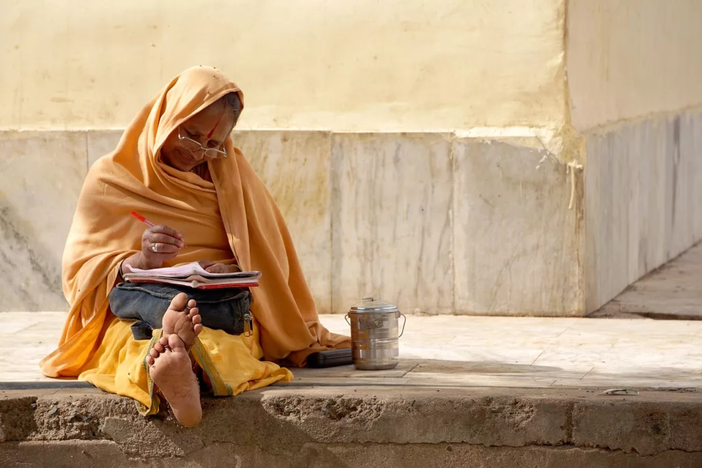 Indian woman villager